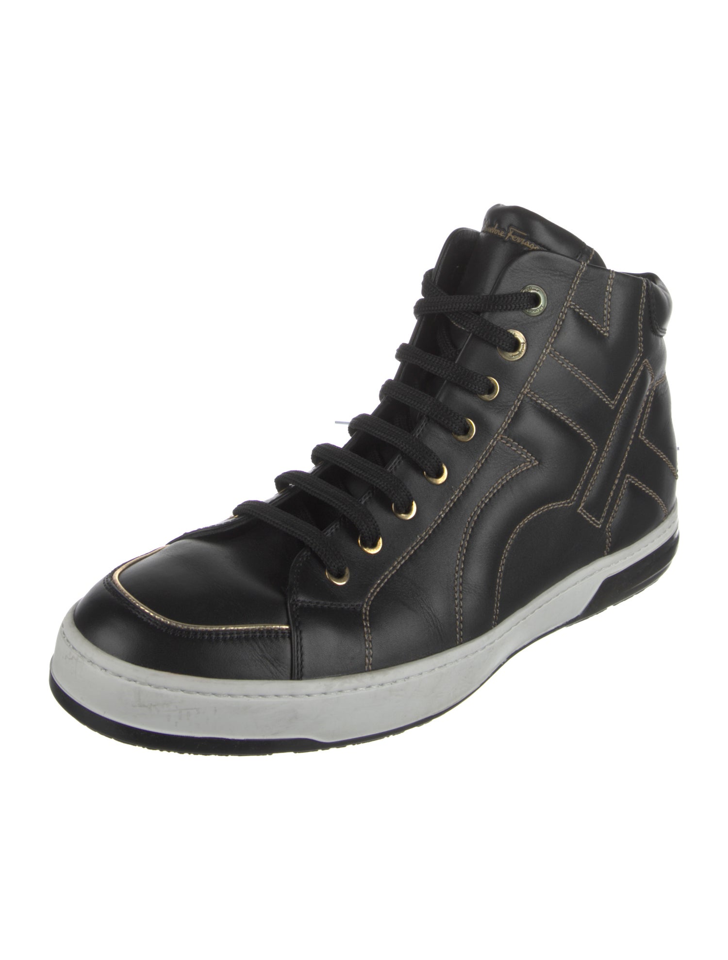 Salvatore Ferragamo Leather Sneakers