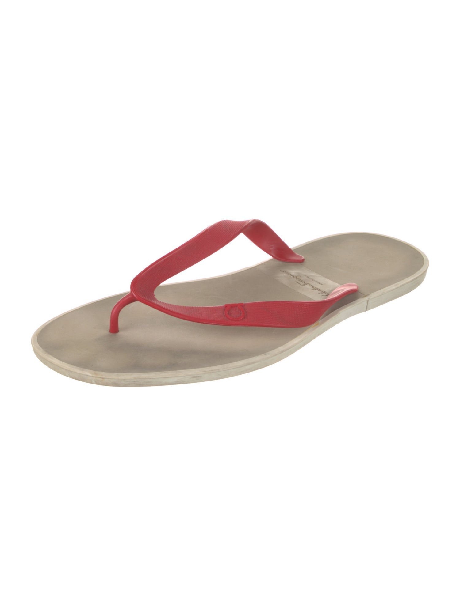 Salvatore Ferragamo Rubber Flip Flops