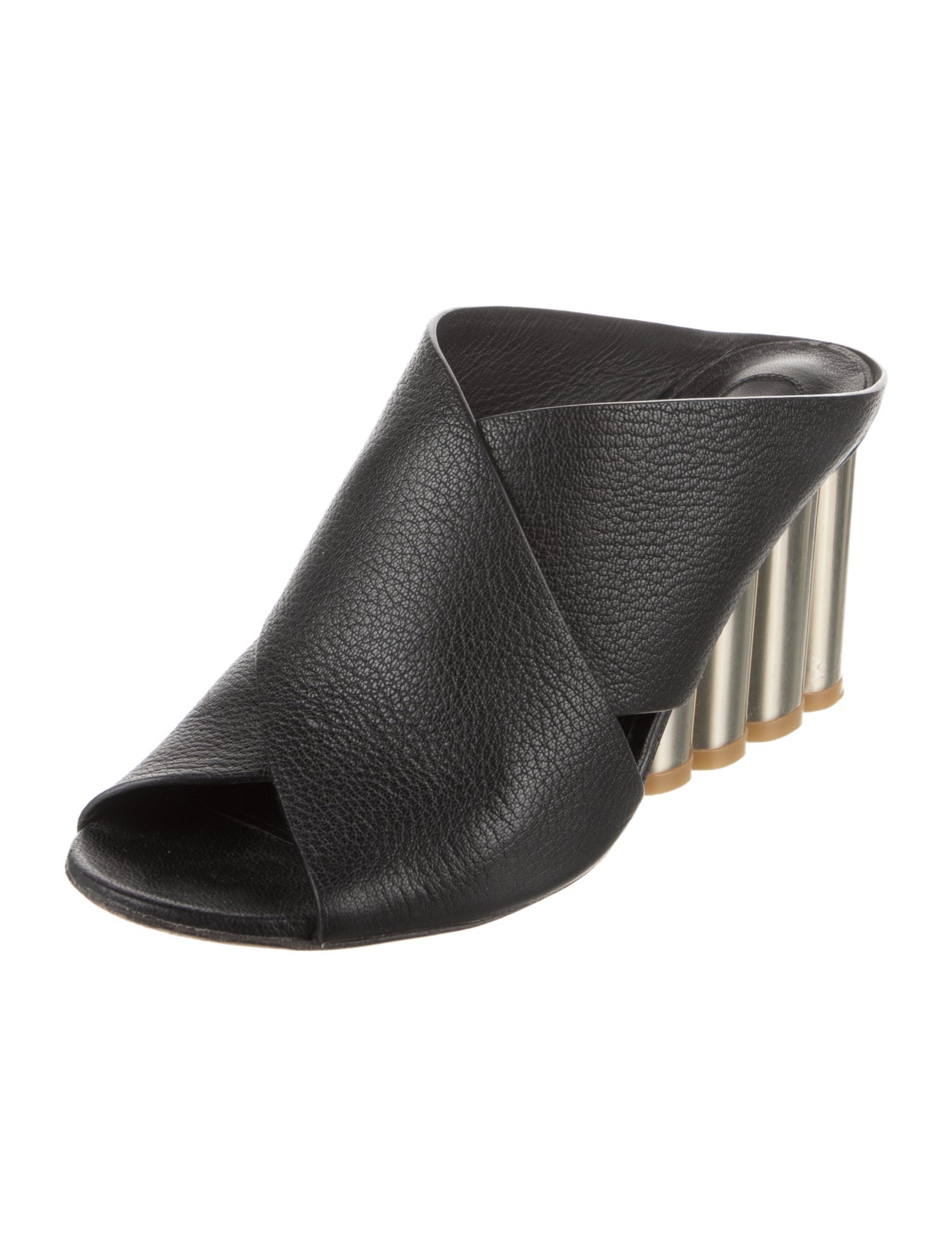 Salvatore Ferragamo Leather Mules
