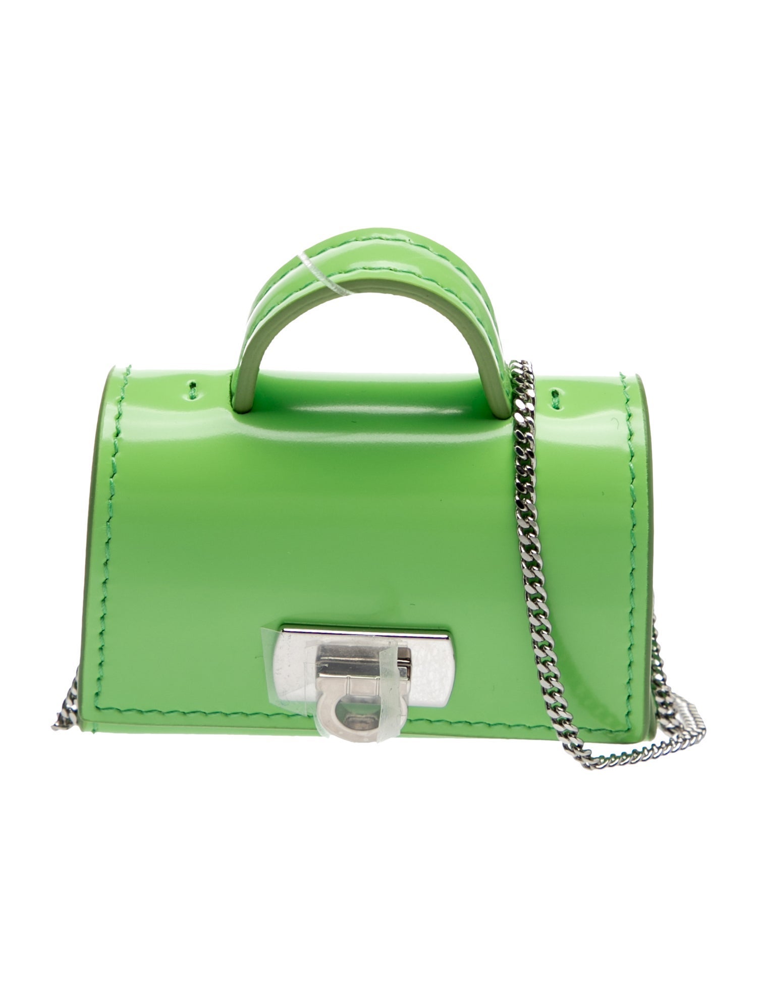 Salvatore Ferragamo Leather Shoulder Bag - Green Mini Bags