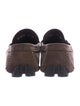 Salvatore Ferragamo Suede Gancini Driving Loafers
