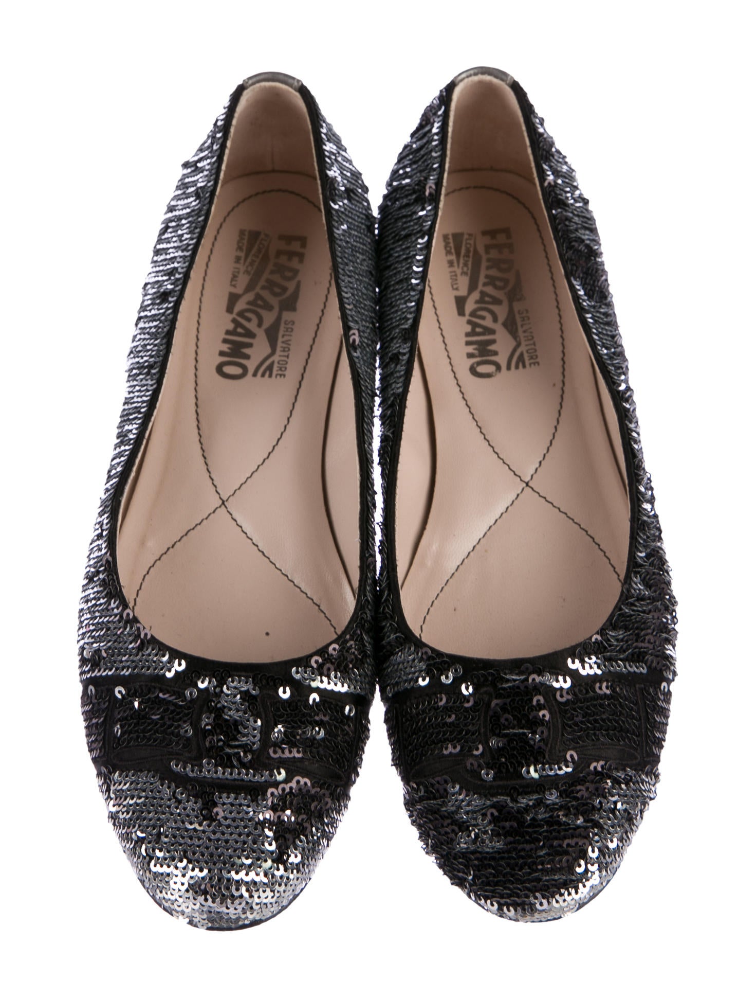 sequin flats shoes salvatore ferragamo vara sequin flats shoes sal54526 sequin flats shoes salvatore ferragamo vara sequin flats shoes sal54526