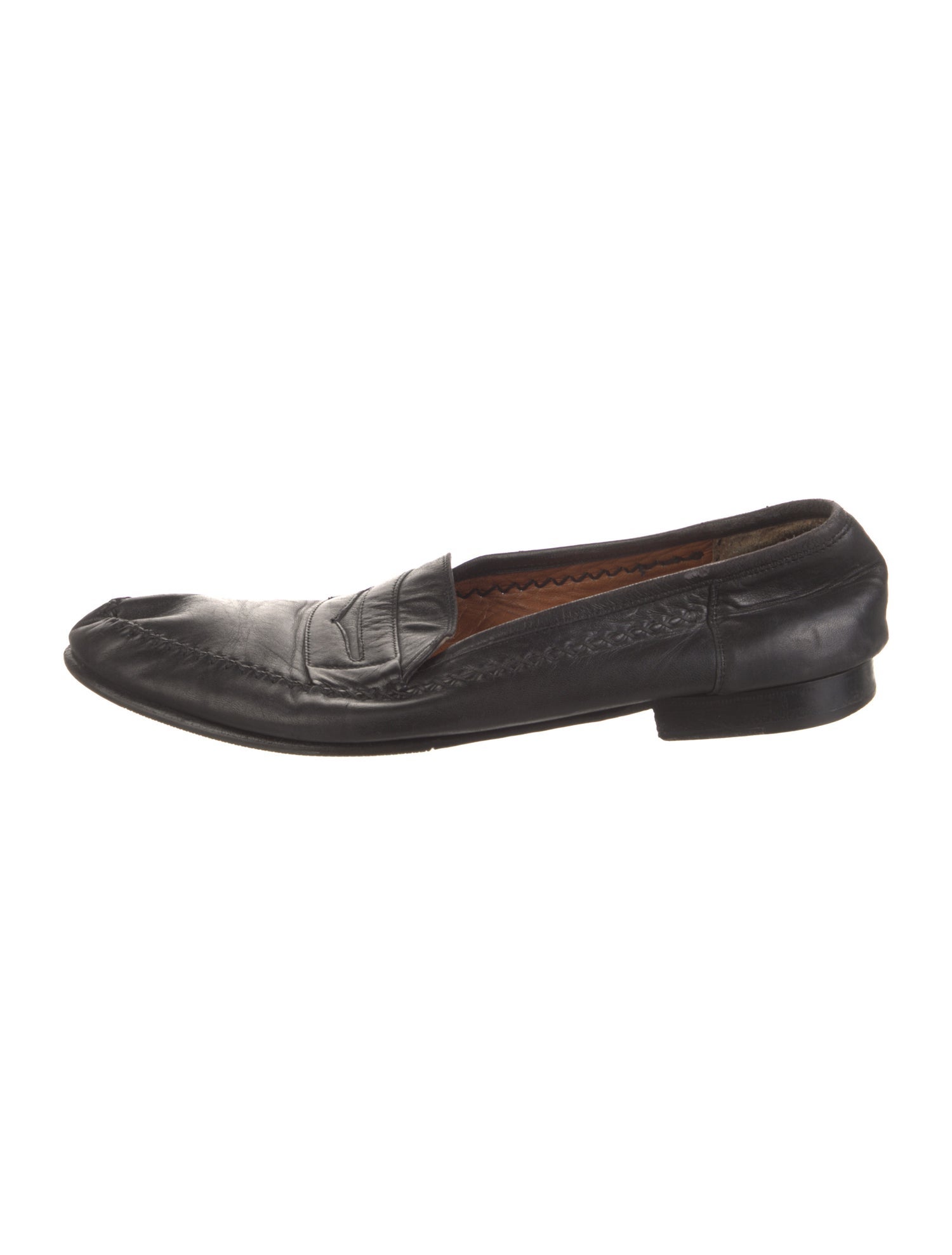 Salvatore Ferragamo Studio Leather Dress Loafers