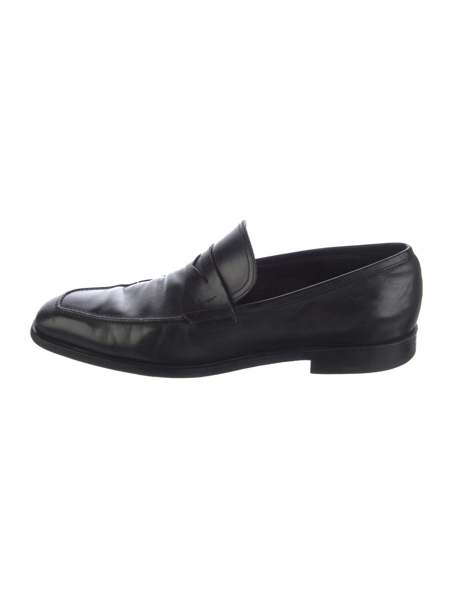 Salvatore Ferragamo Studio Leather Dress Loafers