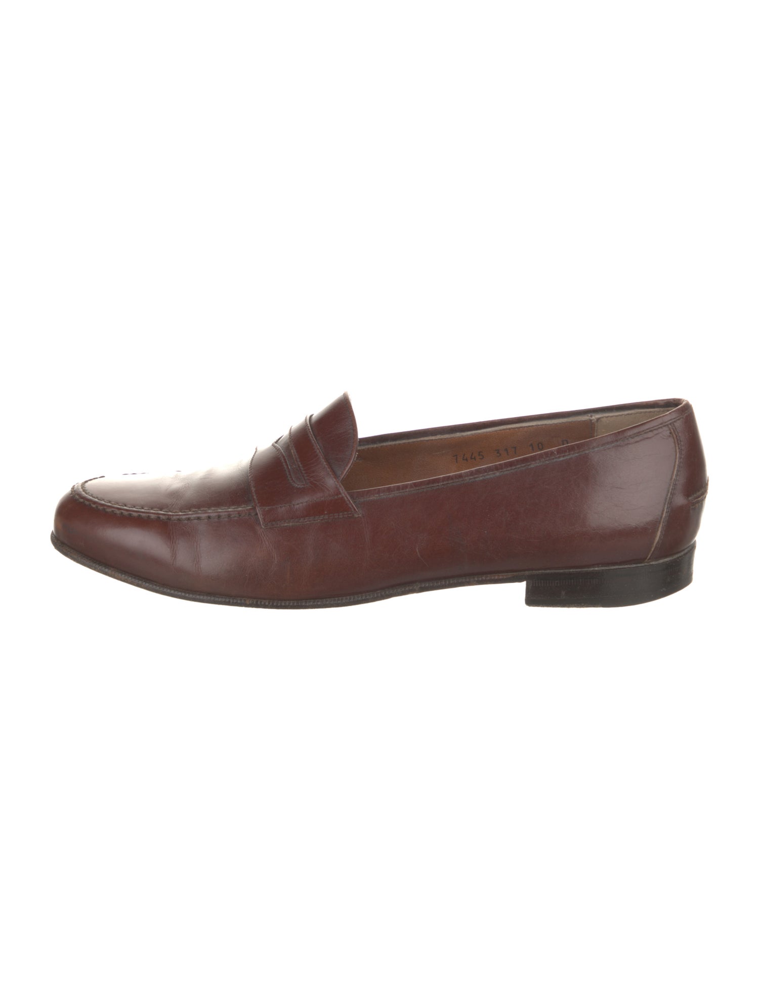 Salvatore Ferragamo Studio Leather Dress Loafers