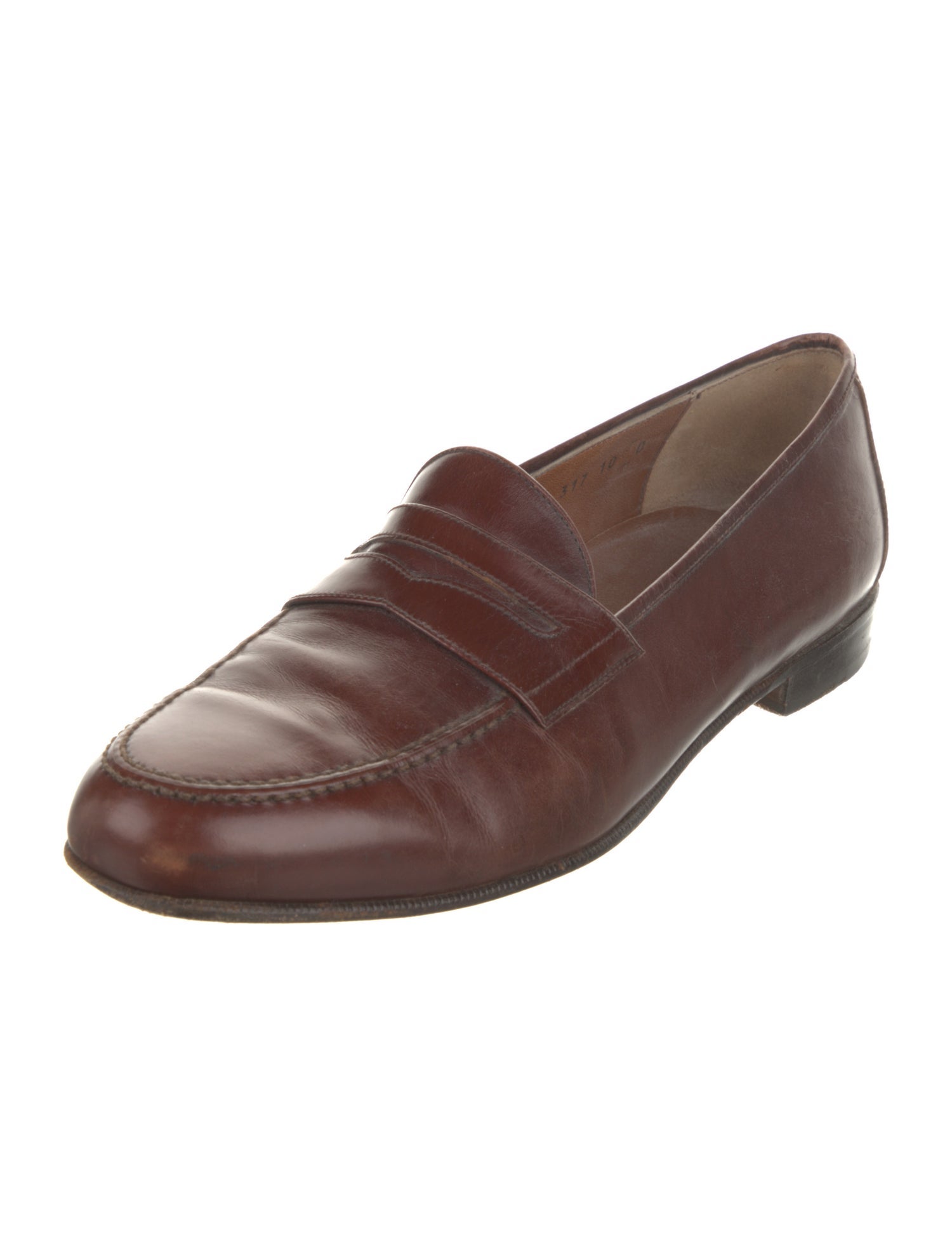 Salvatore Ferragamo Studio Leather Dress Loafers