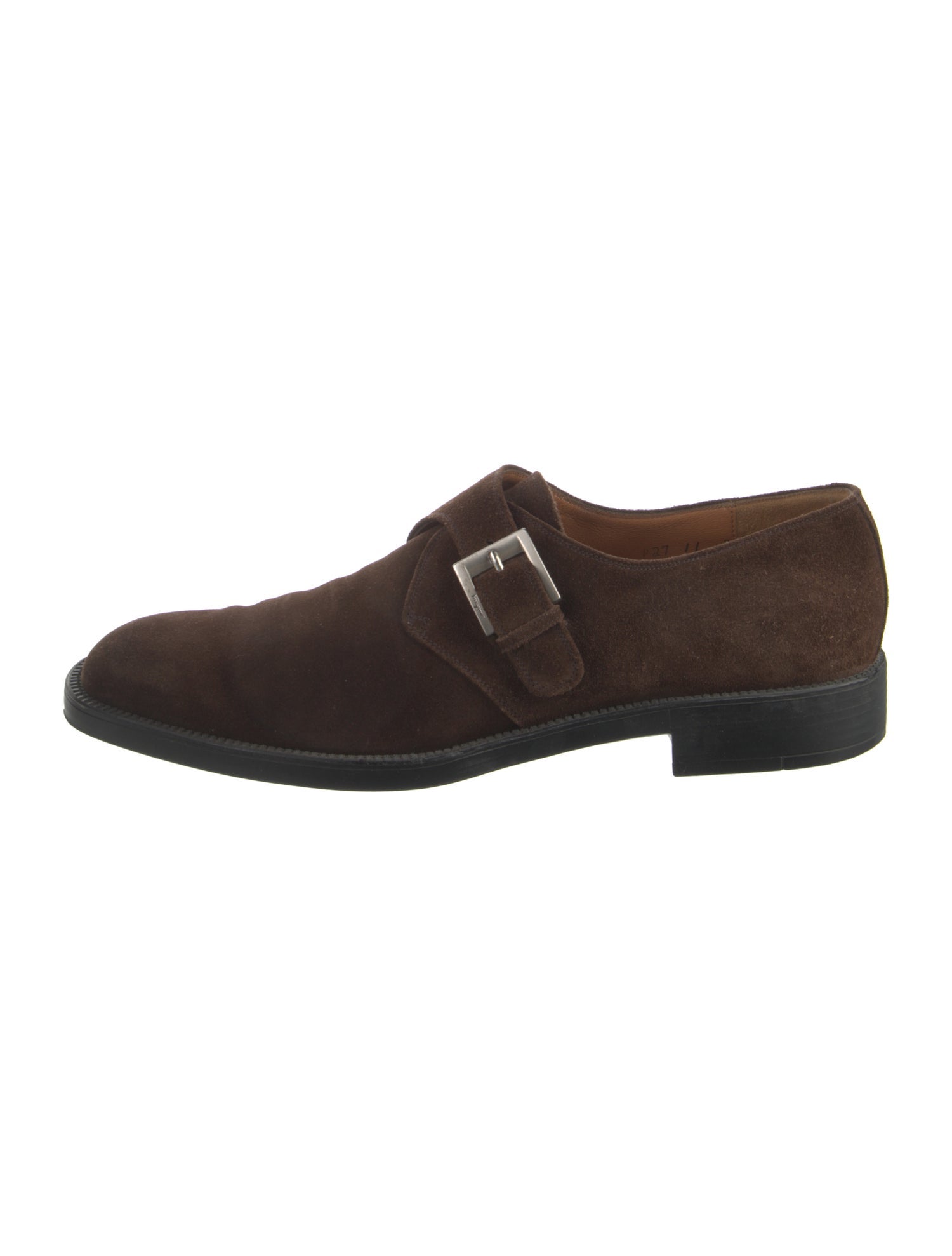 Salvatore Ferragamo Studio Suede Monk Straps