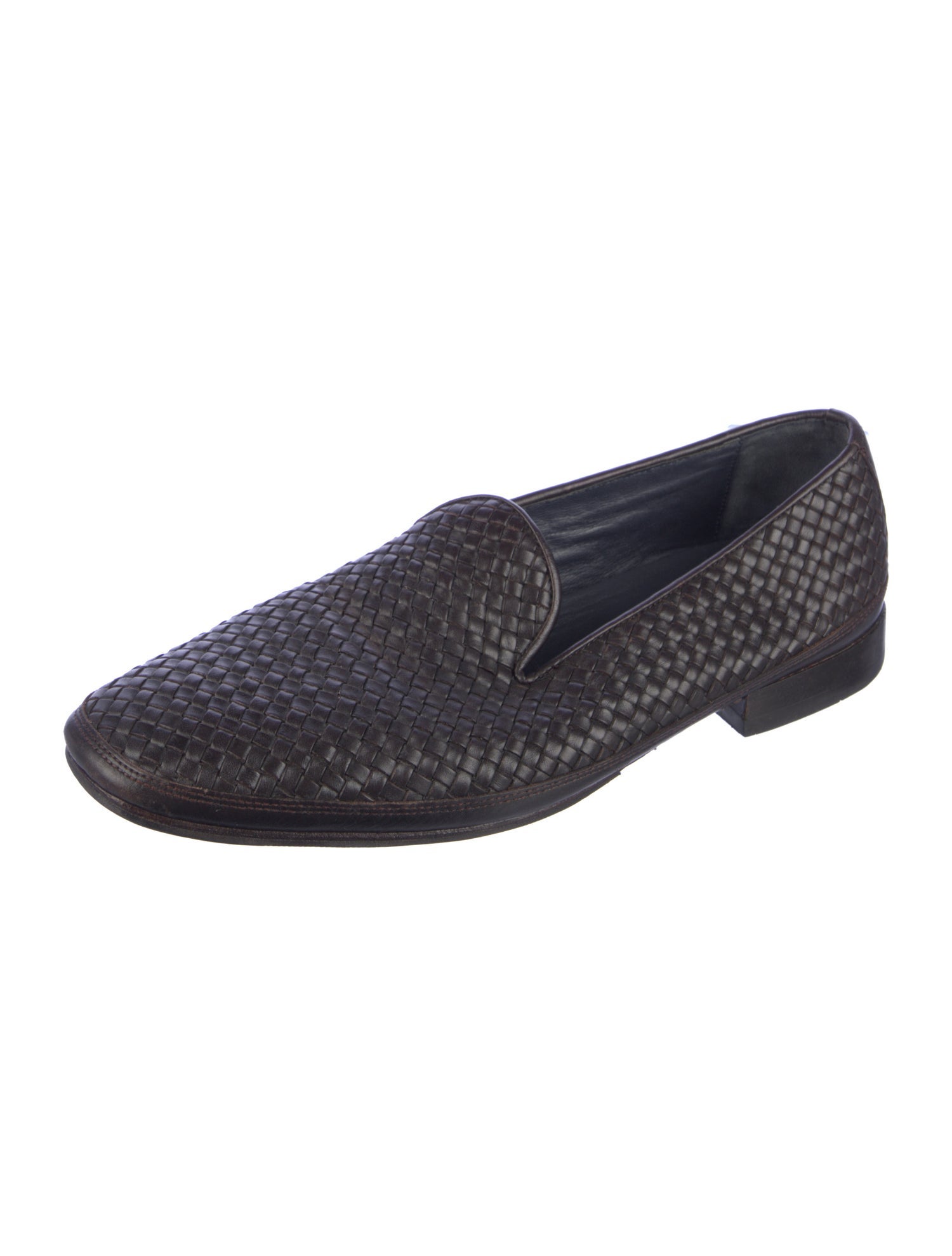 Salvatore Ferragamo Studio Leather Slippers