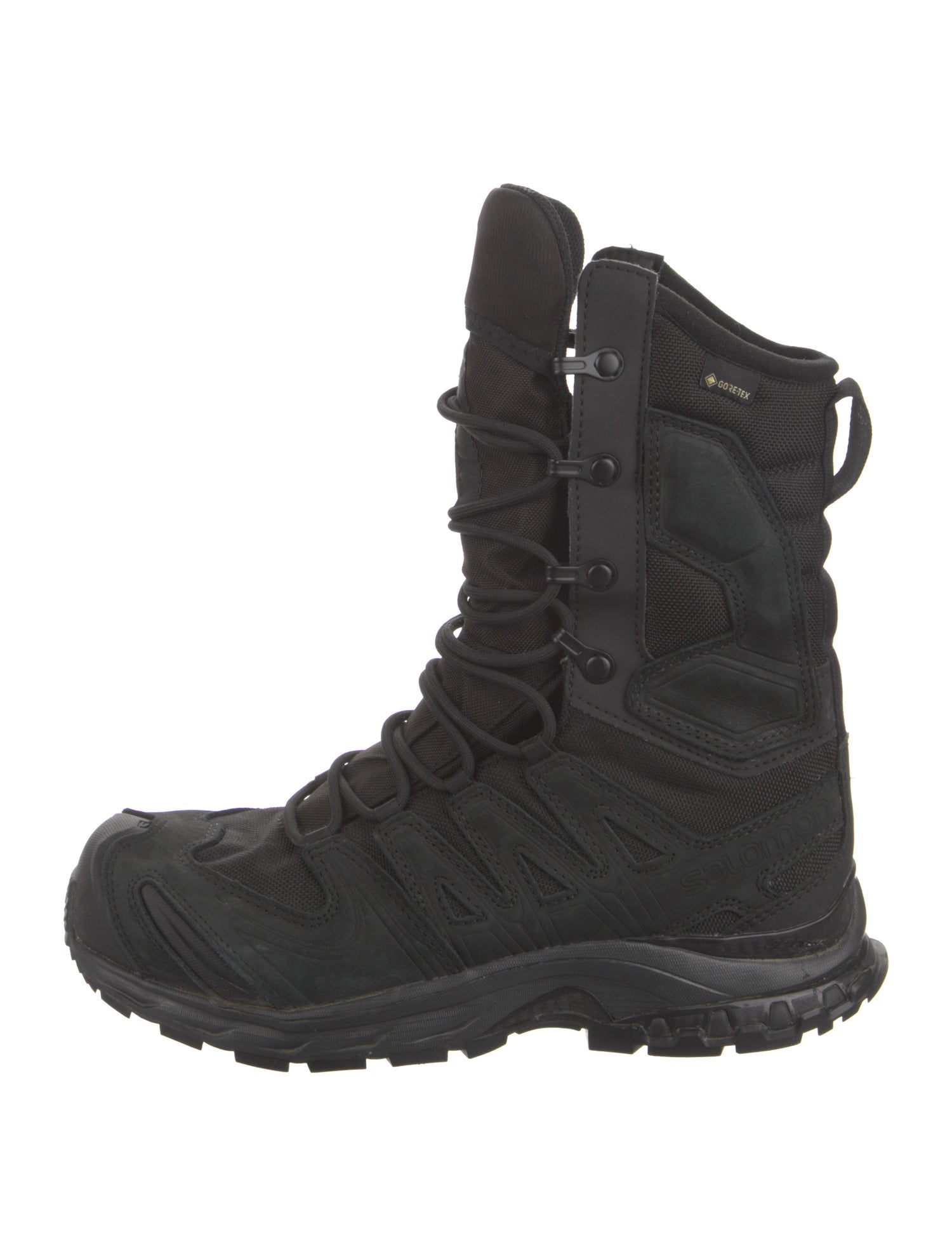 Salomon Canvas Hiking Boots Black Boots, Shoes SALOM21541 The
