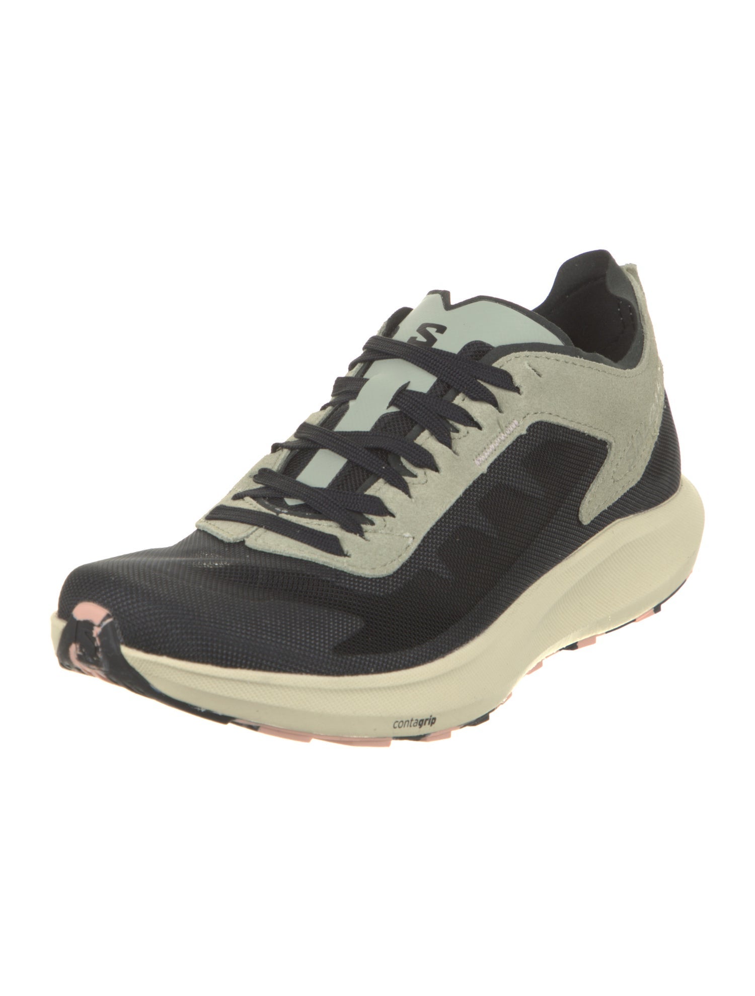 Salomon Mesh Colorblock Pattern Sneakers