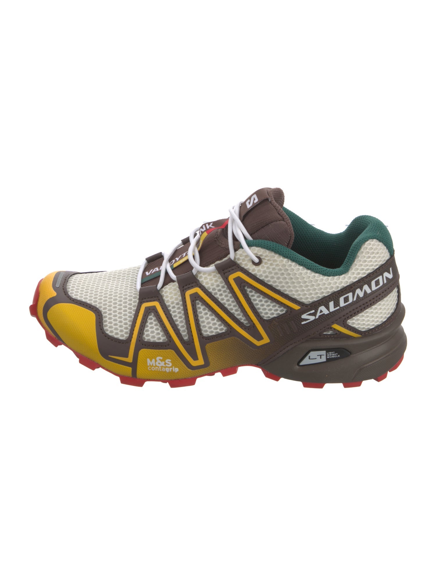 Salomon Nylon Colorblock Pattern Sneakers