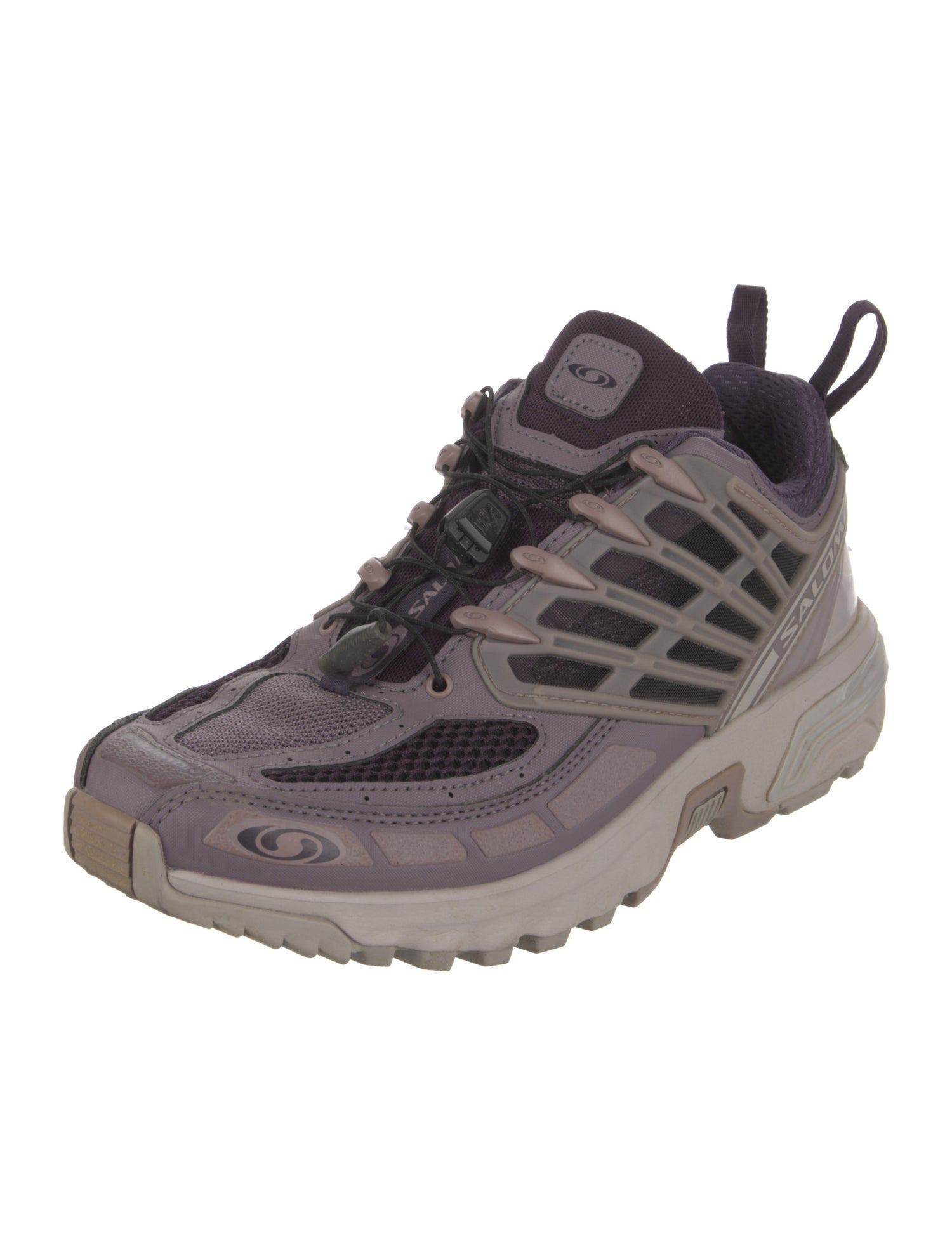 Salomon Mesh Colorblock Pattern Sneakers