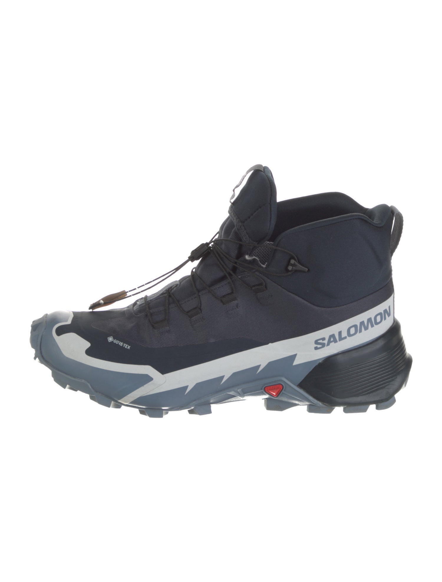 Salomon Nylon Colorblock Pattern Lace-Up Boots