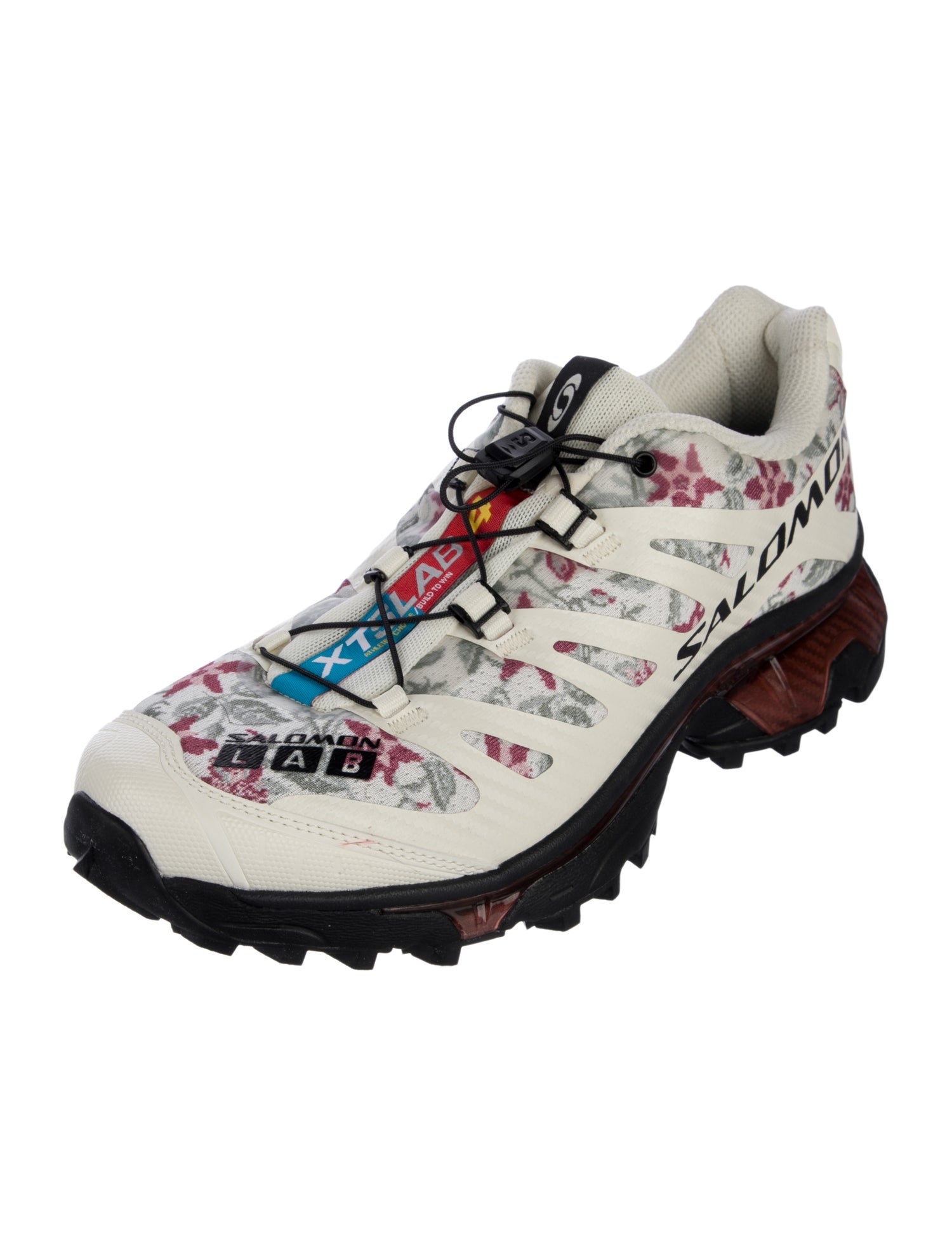 Salomon Leather Printed Sneakers