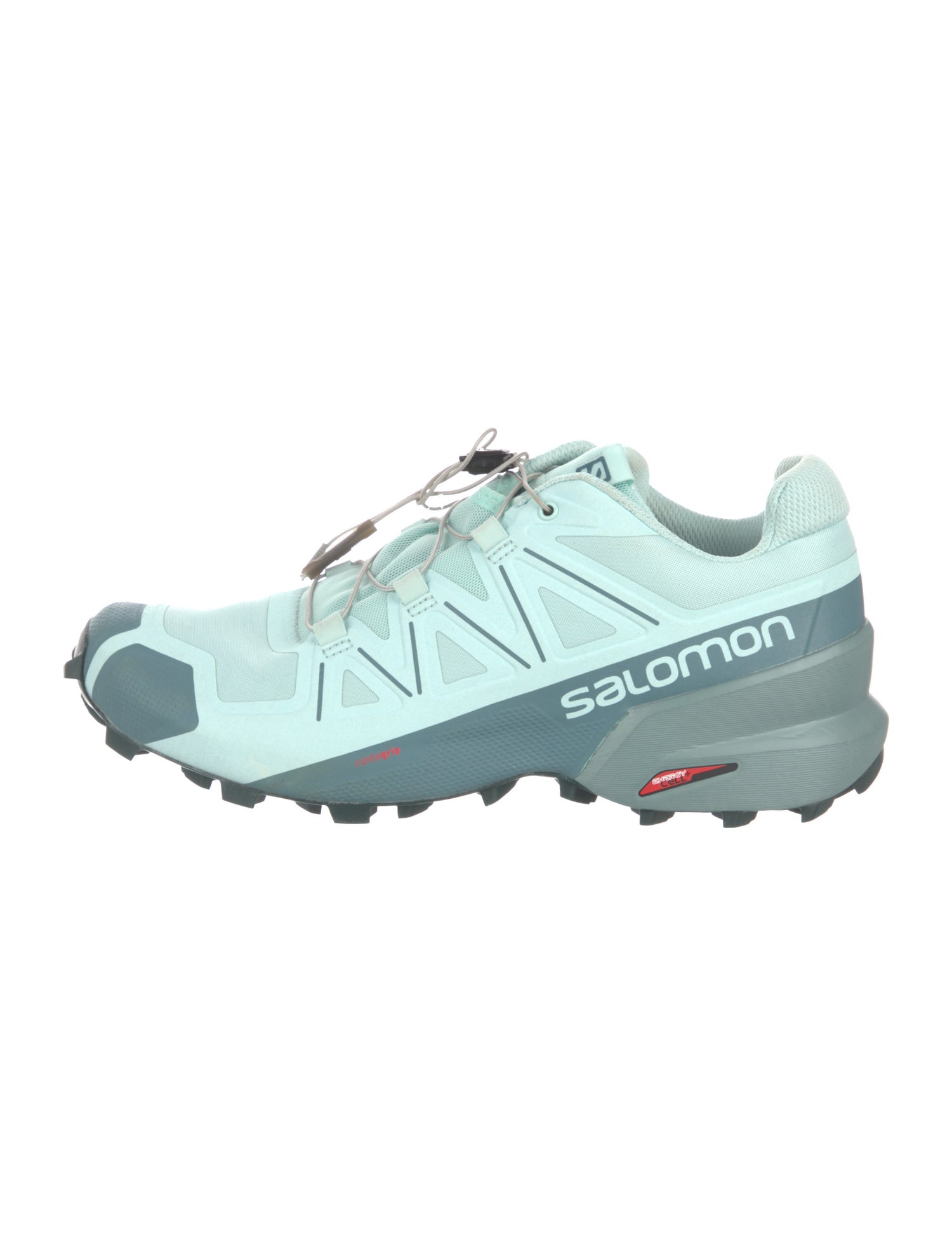 Salomon Mesh Colorblock Pattern Sneakers
