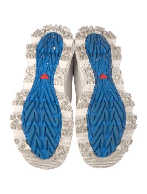 Salomon Suede Colorblock Pattern Sneakers