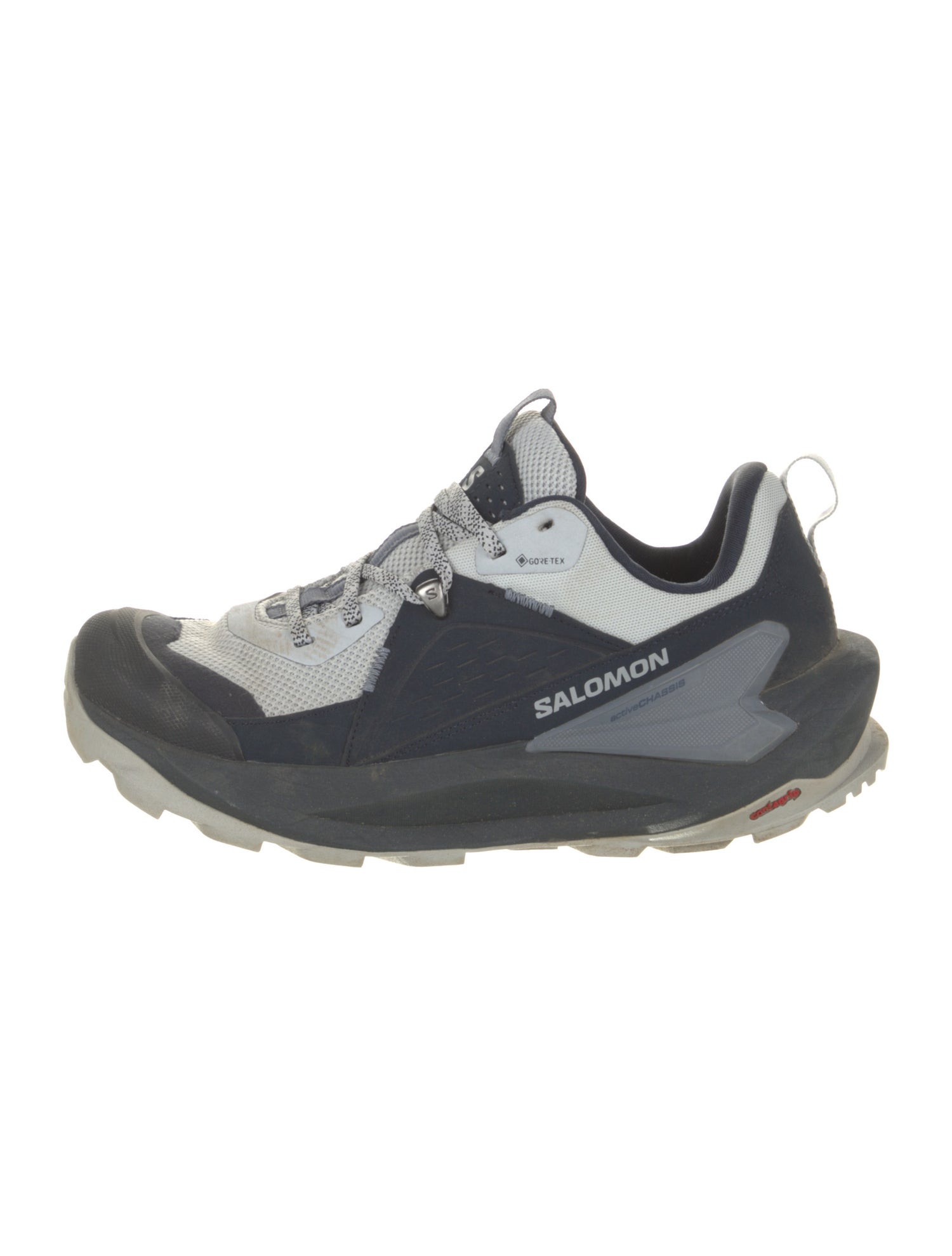 Salomon Mesh Colorblock Pattern Athletic Sneakers