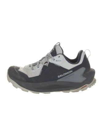 Salomon Mesh Colorblock Pattern Athletic Sneakers