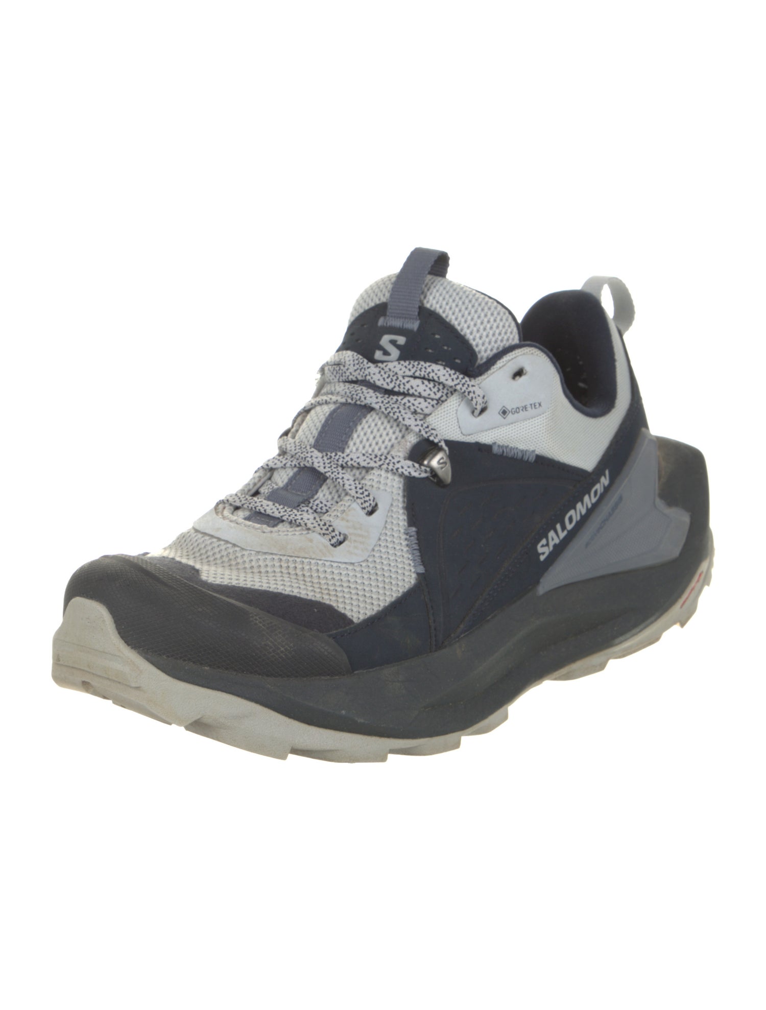Salomon Mesh Colorblock Pattern Athletic Sneakers
