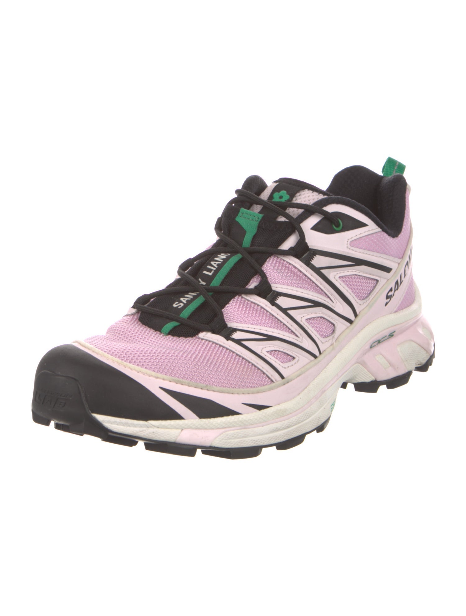 Salomon Mesh Colorblock Pattern Athletic Sneakers