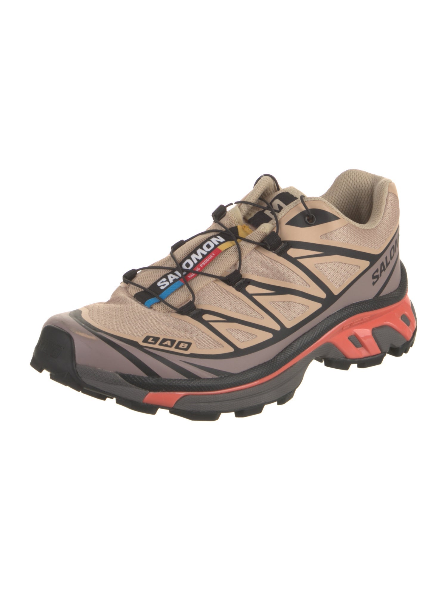Salomon Mesh Colorblock Pattern Sneakers