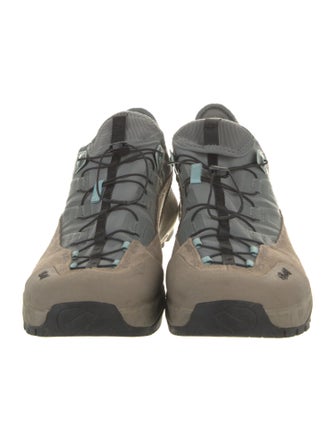 Salomon Suede Colorblock Pattern Sneakers