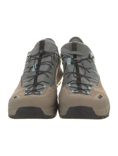 Salomon Suede Colorblock Pattern Sneakers