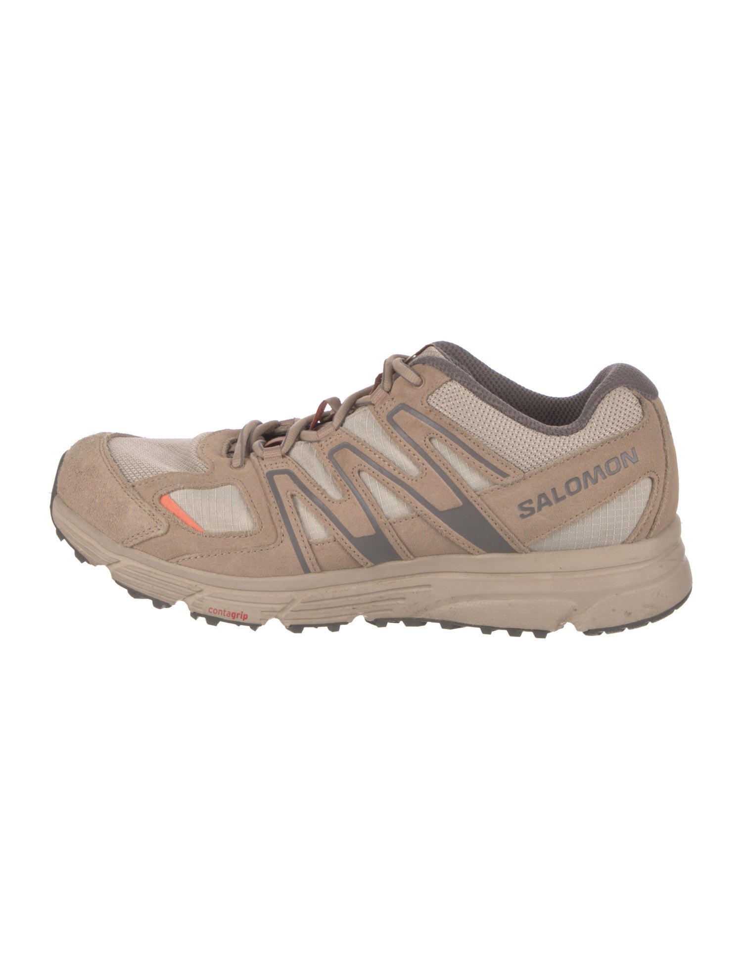 Salomon Suede Colorblock Pattern Sneakers
