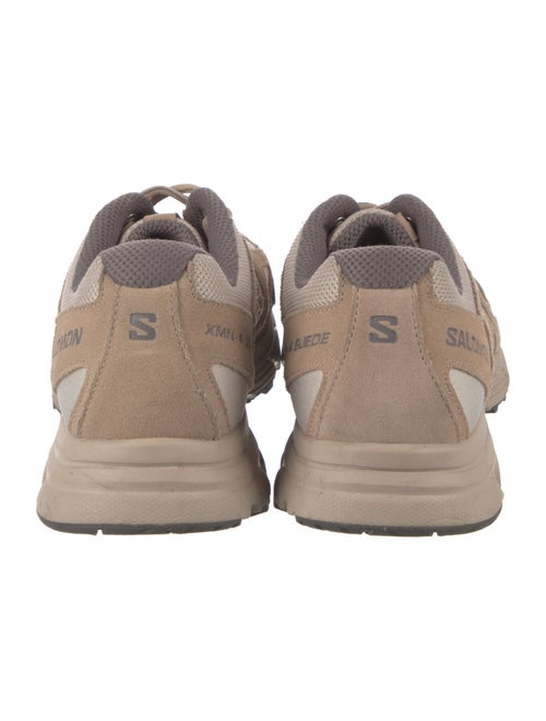 Salomon Suede Colorblock Pattern Sneakers