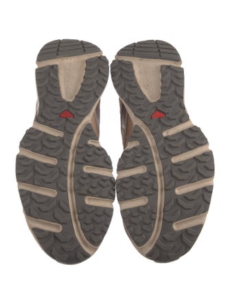 Salomon Suede Colorblock Pattern Sneakers