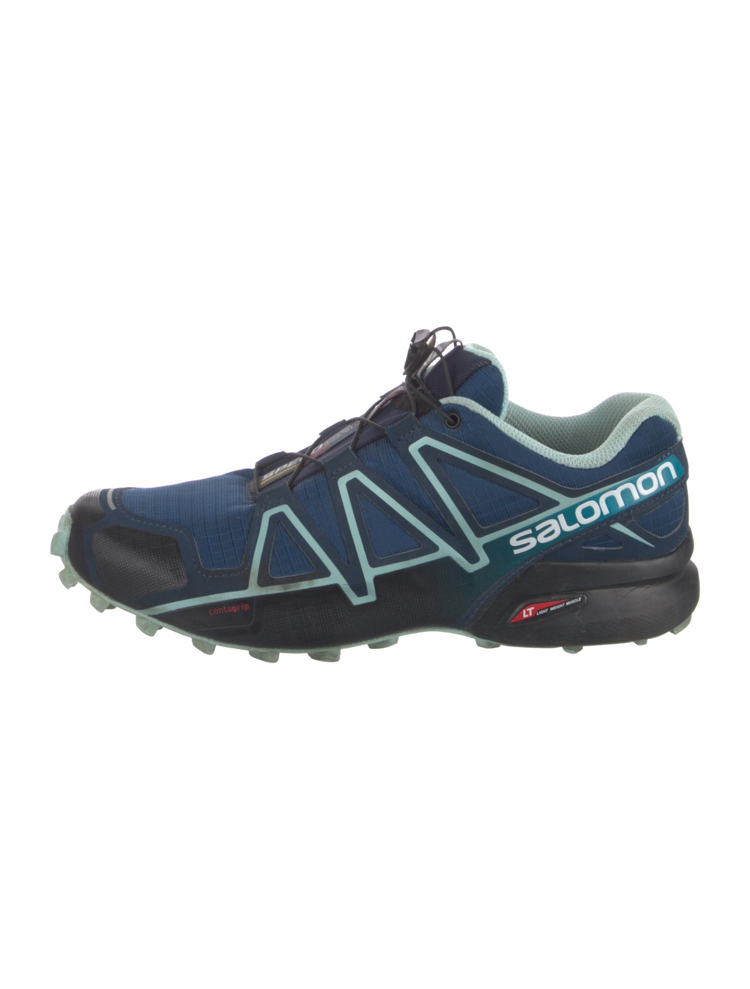 Salomon Nylon Colorblock Pattern Sneakers