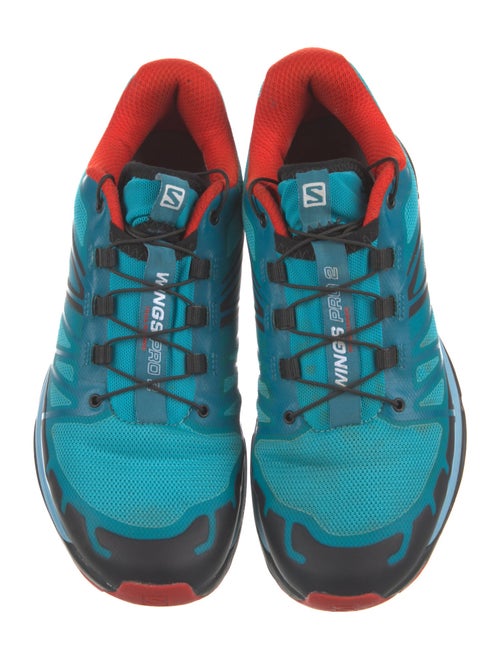 Salomon Mesh Colorblock Pattern Athletic Sneakers