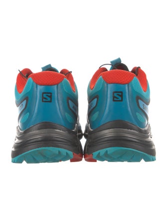 Salomon Mesh Colorblock Pattern Athletic Sneakers