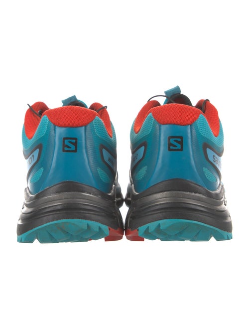 Salomon Mesh Colorblock Pattern Athletic Sneakers