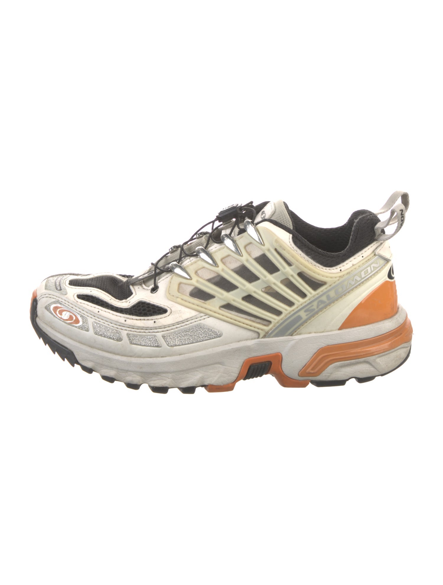 Salomon Mesh Colorblock Pattern Athletic Sneakers