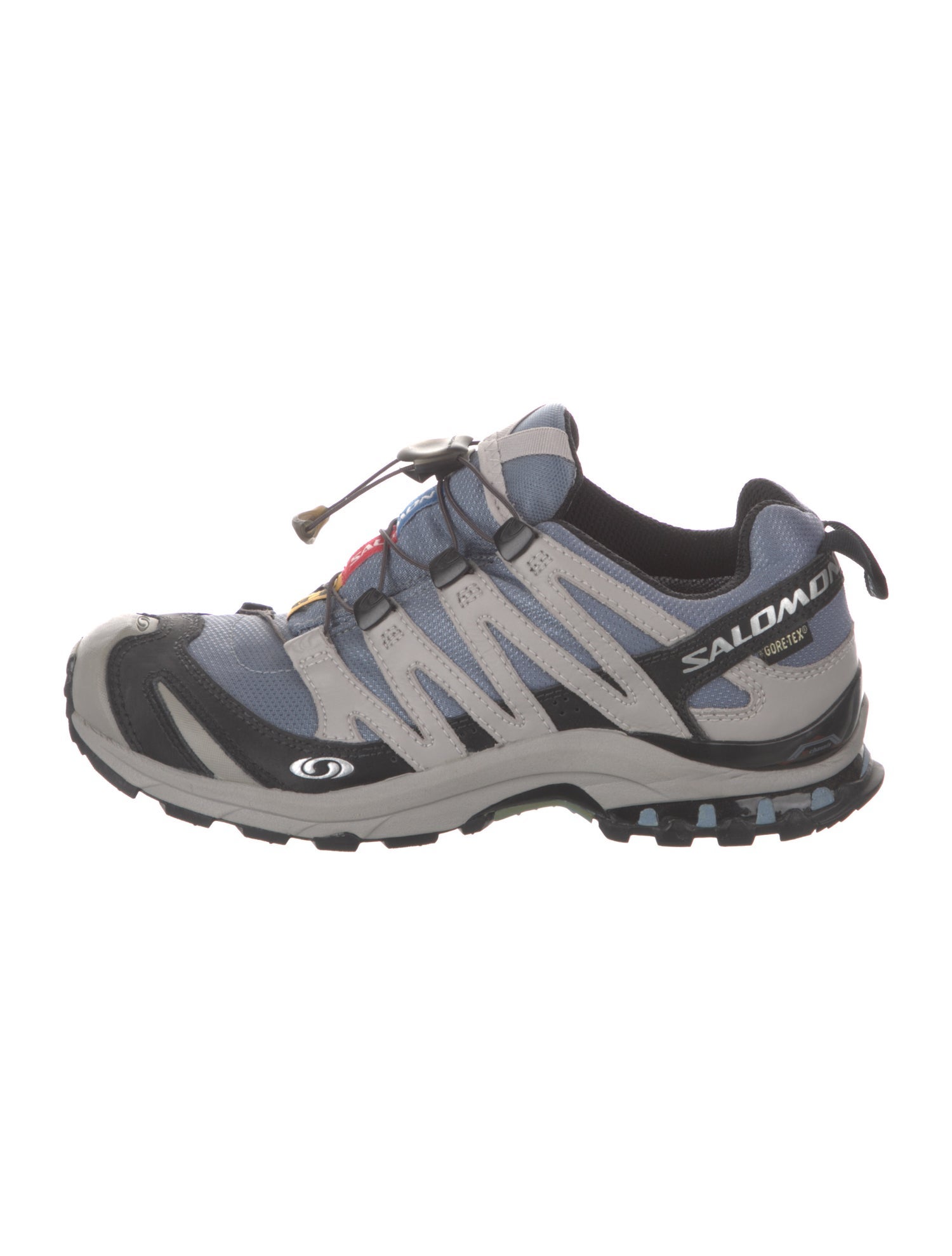 Salomon Mesh Colorblock Pattern Sneakers