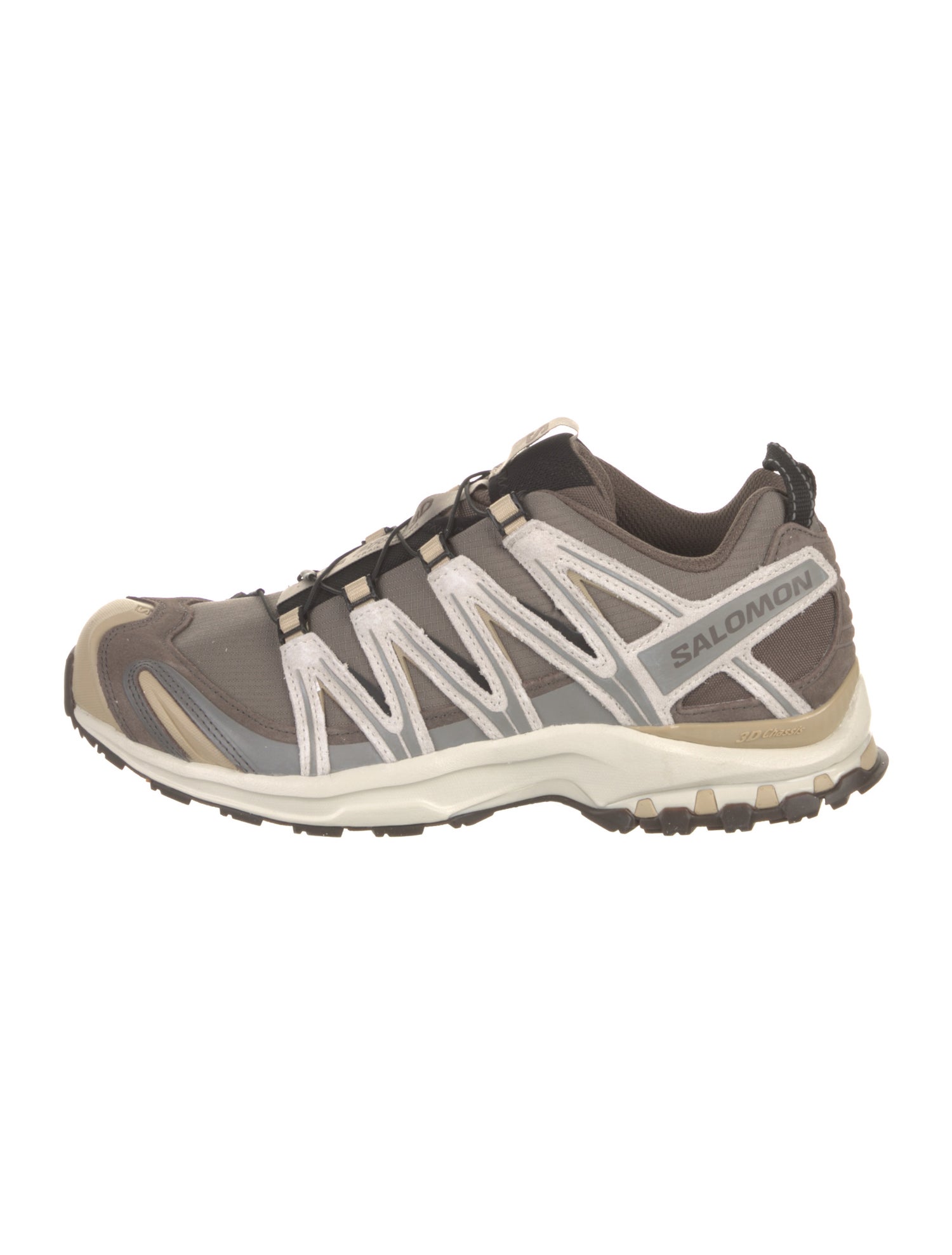 Salomon Mesh Colorblock Pattern Sneakers