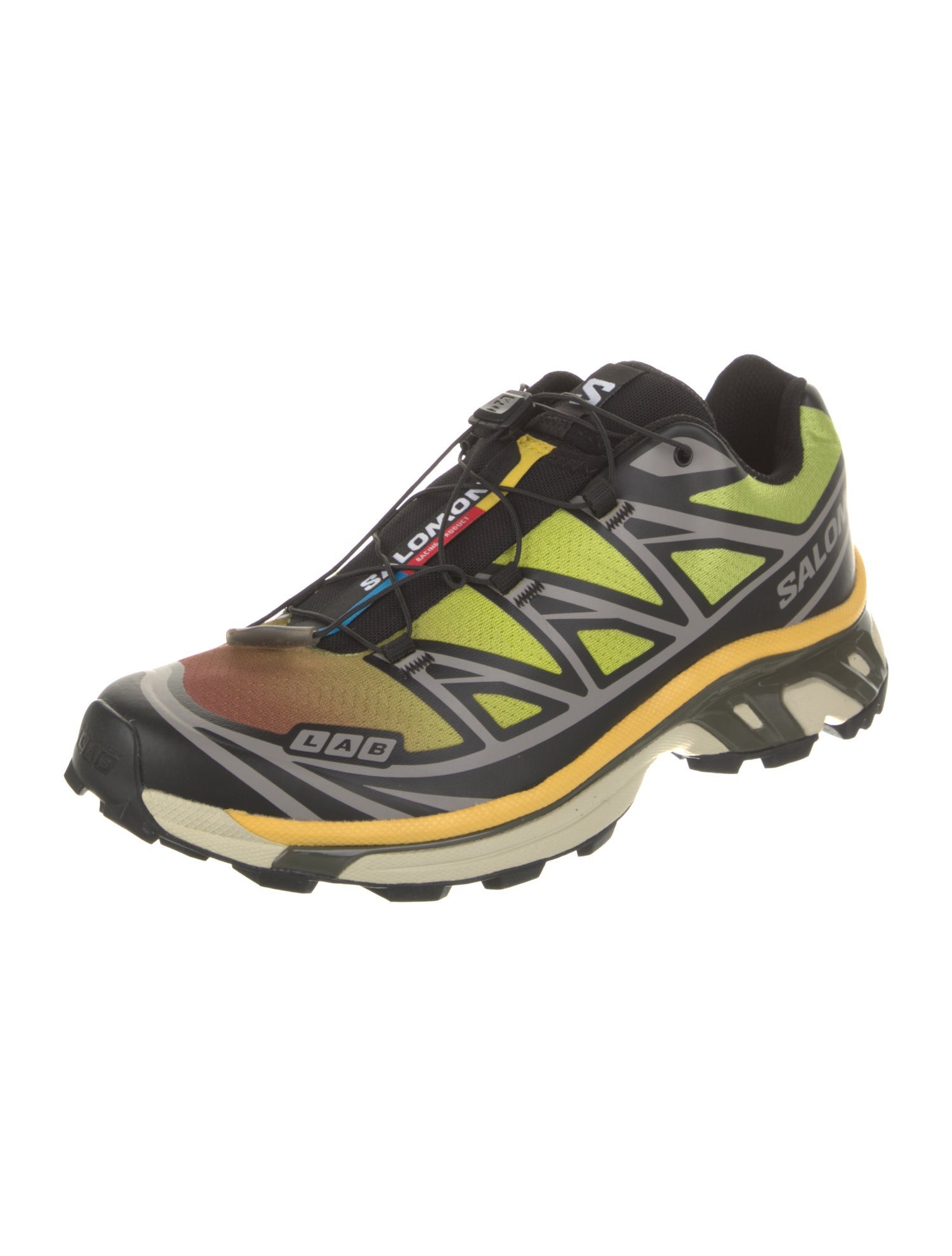 Salomon Nylon Printed Athletic Sneakers