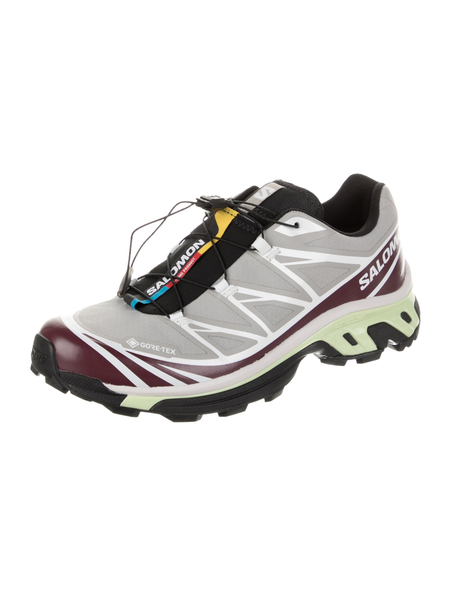 Salomon Nylon Colorblock Pattern Sneakers