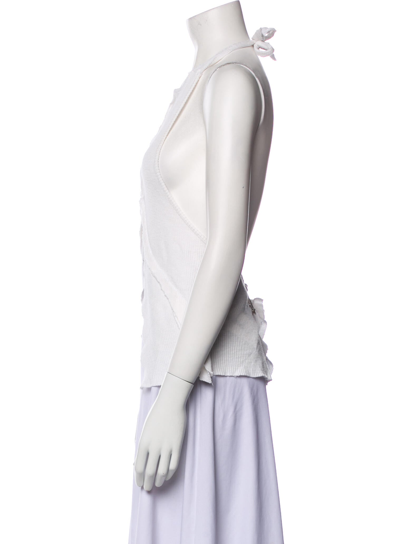 Sami Miro Vintage V-Neck Sleeveless Top