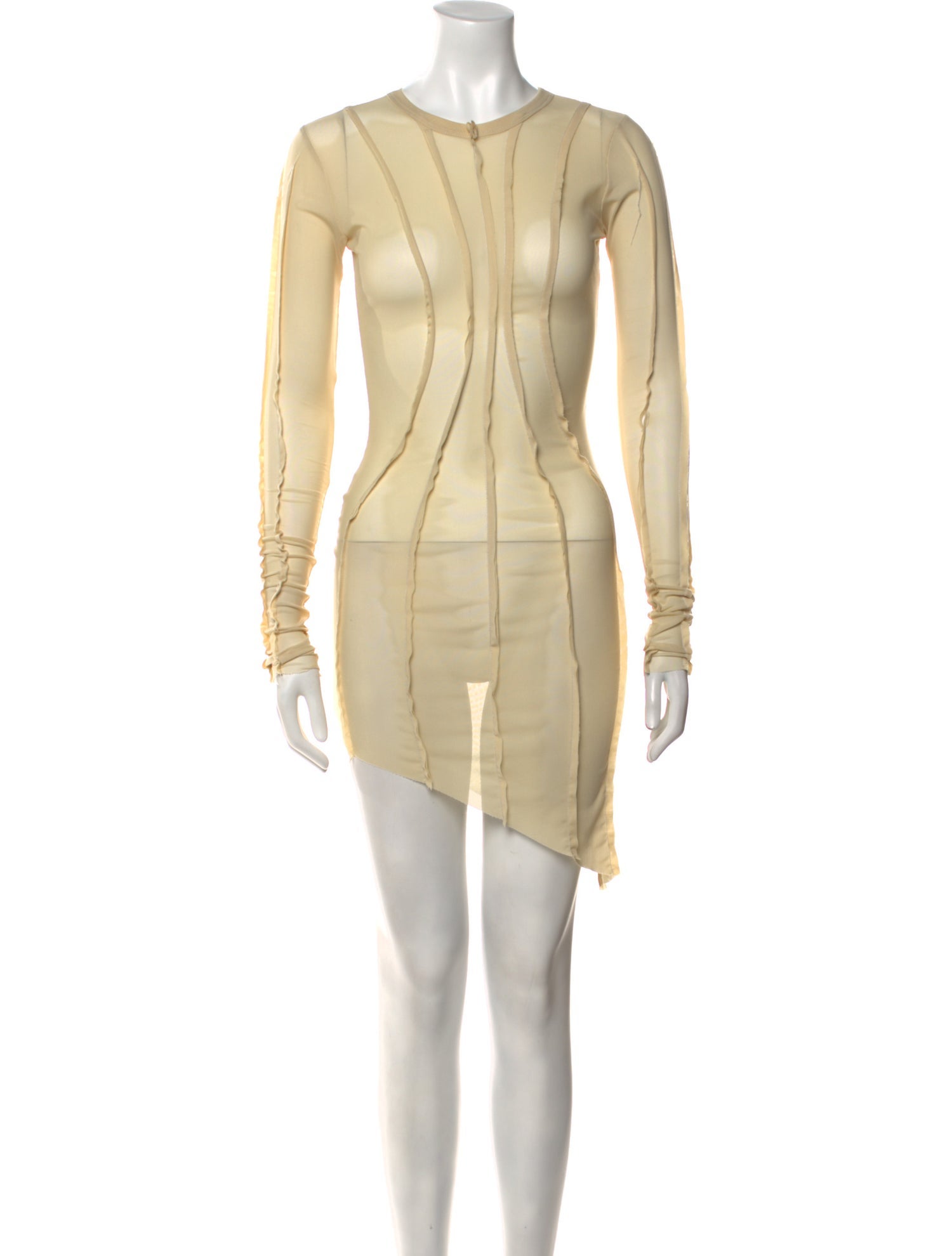 Sami Miro Vintage Crew Neck Knee-Length Dress