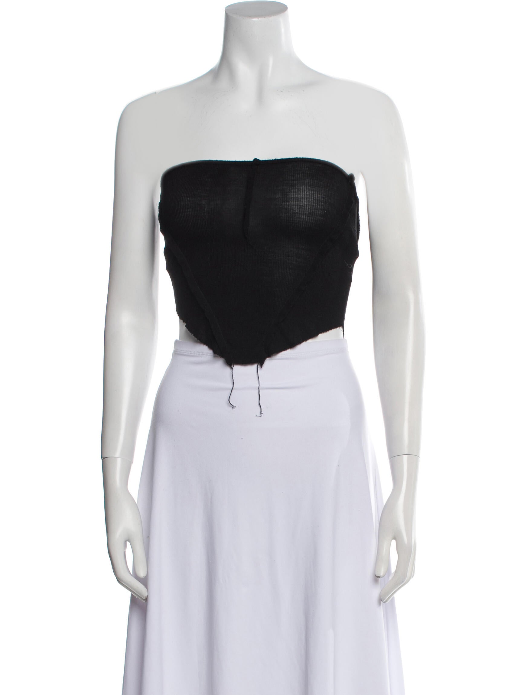 Sami Miro Vintage Strapless Crop Top