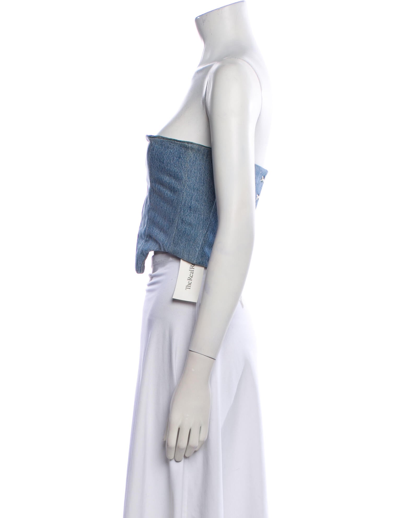 Sami Miro Vintage Strapless Crop Top