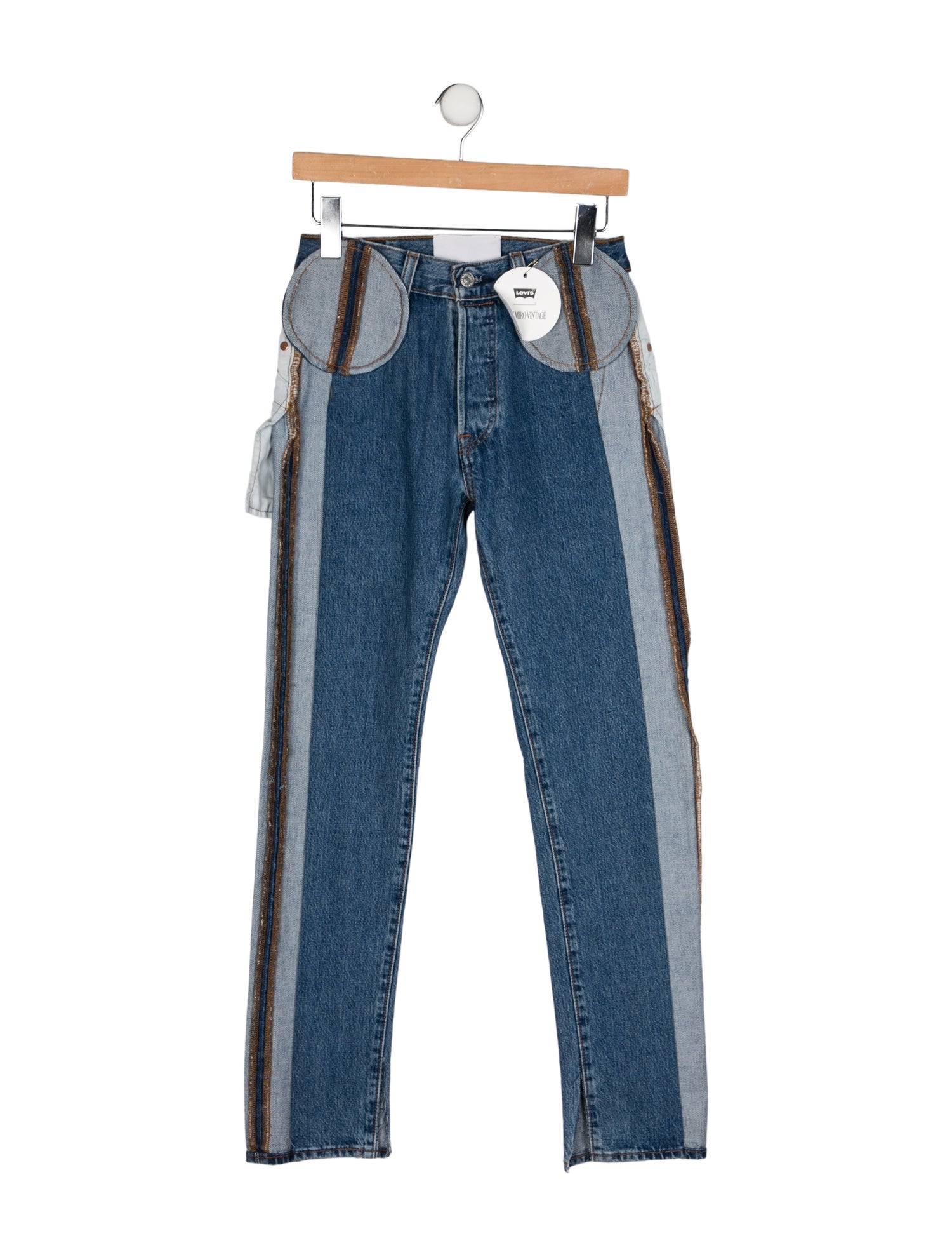 Sami Miro Vintage Mid-Rise Straight Leg Jeans w/ Tags