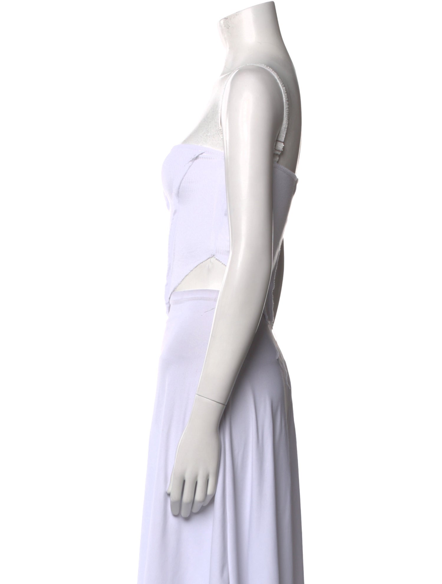 Sami Miro Vintage Square Neckline Sleeveless Crop Top