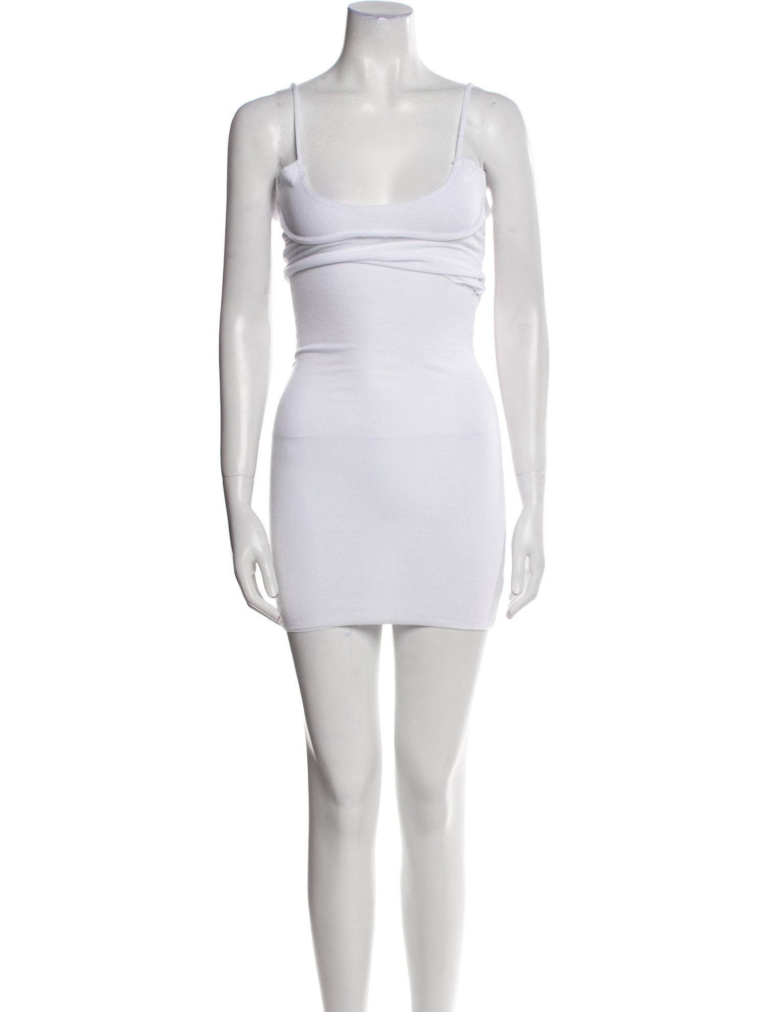 Sami Miro Vintage Scoop Neck Mini Dress