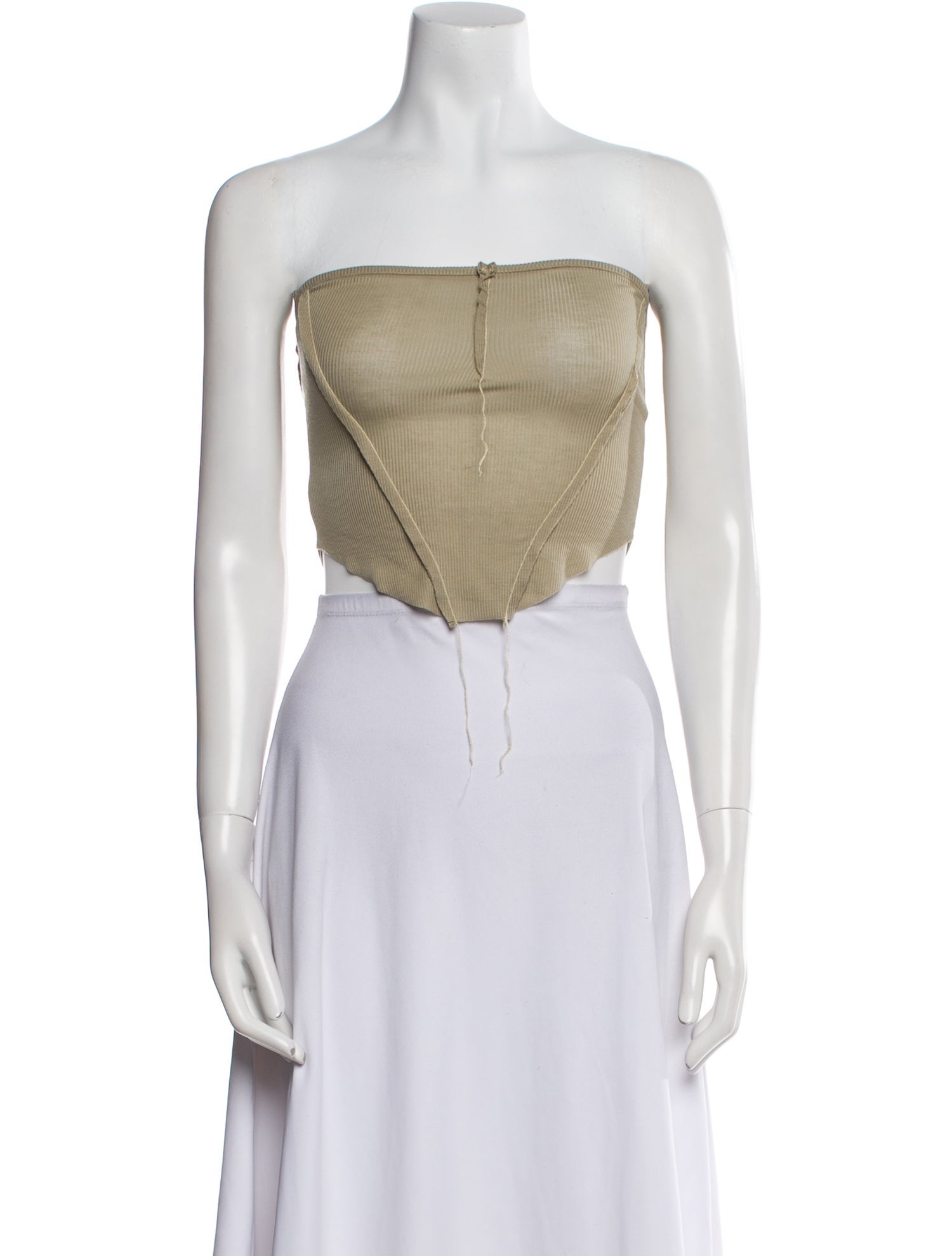 Sami Miro Vintage Strapless Crop Top