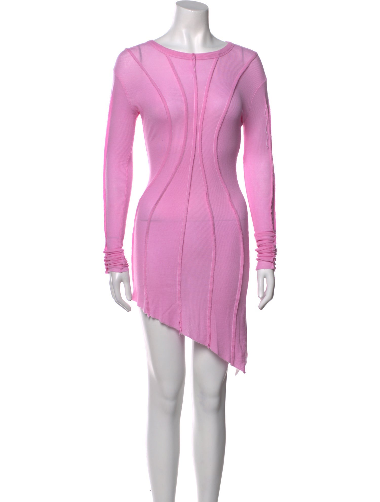 Sami Miro Vintage Bateau Neckline Mini Dress