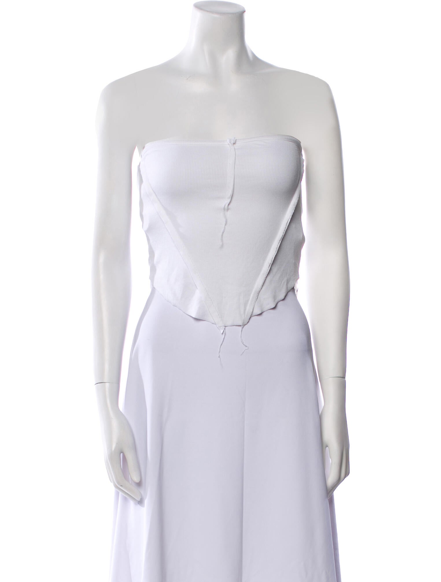 Sami Miro Vintage Strapless Crop Top