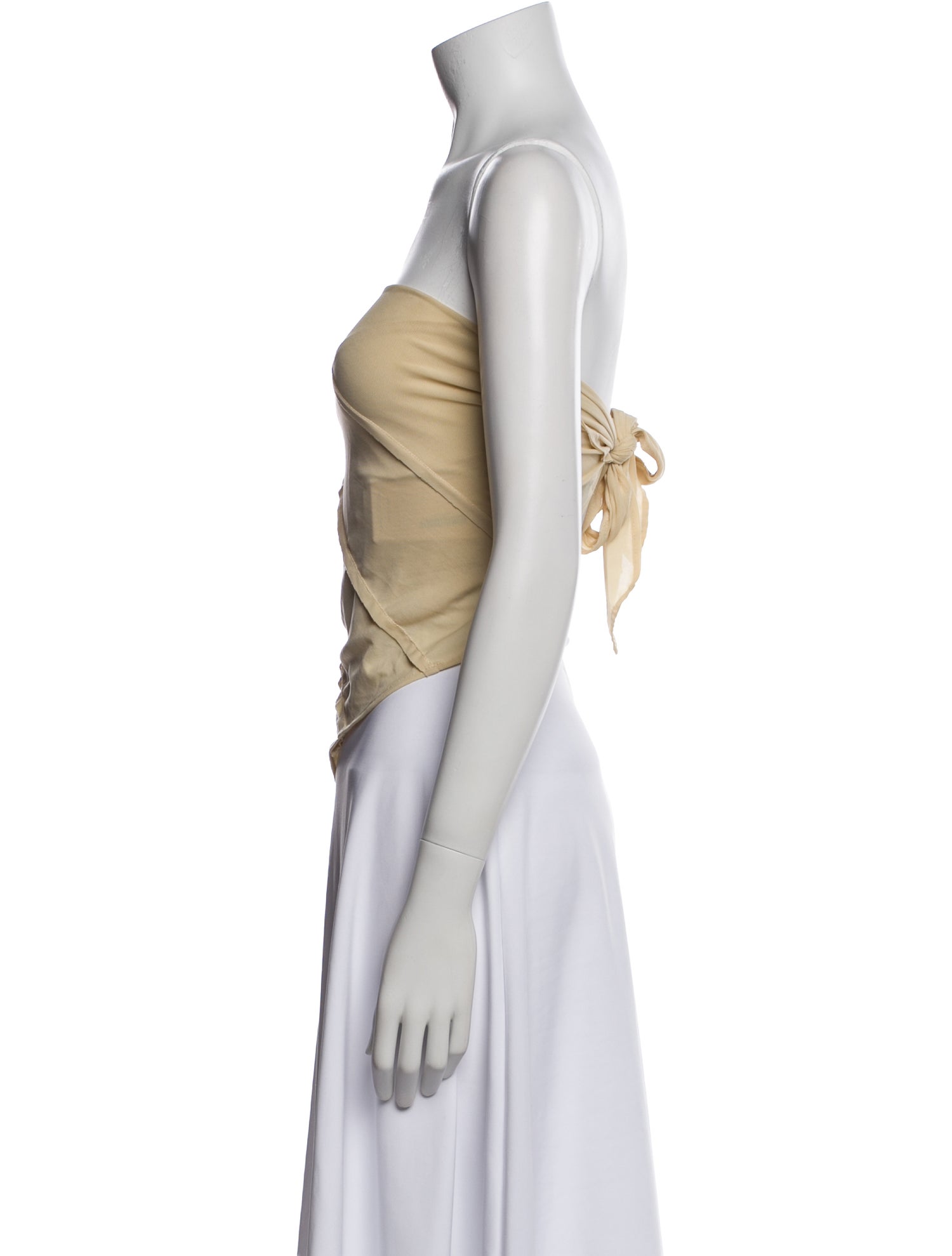 Sami Miro Vintage Strapless Crop Top